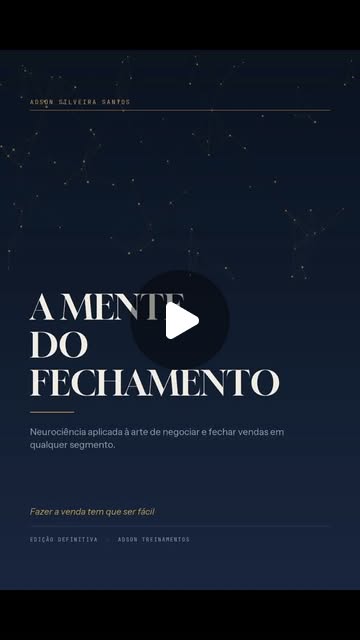Capa do vídeo sobre o e-book A Mente do Fechamento